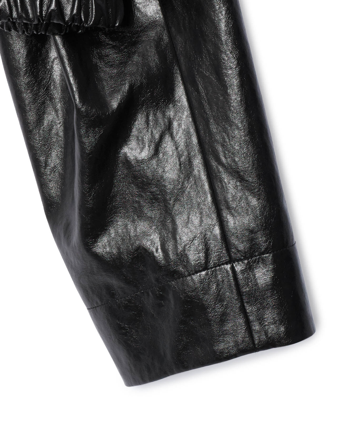 ADAM ET ROPE'「フェイクレザーショートブルゾン」|ブルゾン・スタジャン|