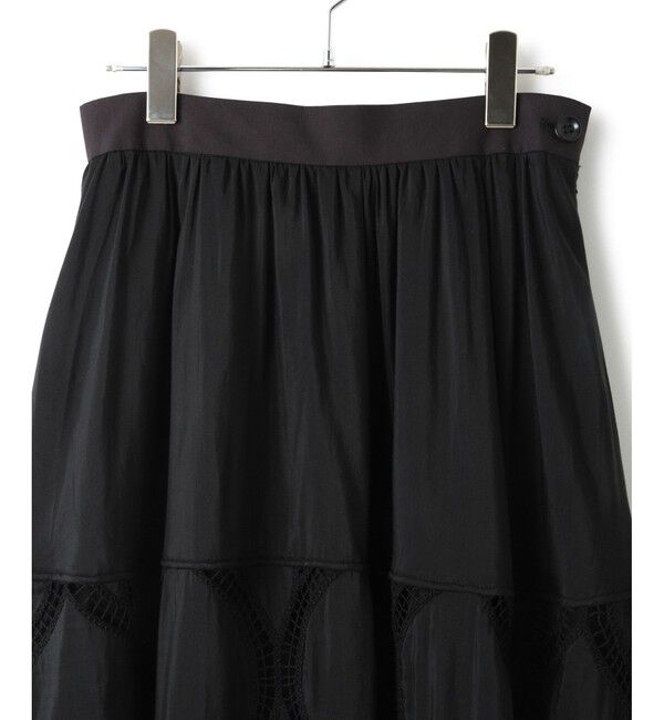 ADAM ET ROPE'「【EMOELLE】エンブロイダリーレーススカート」|スカート|