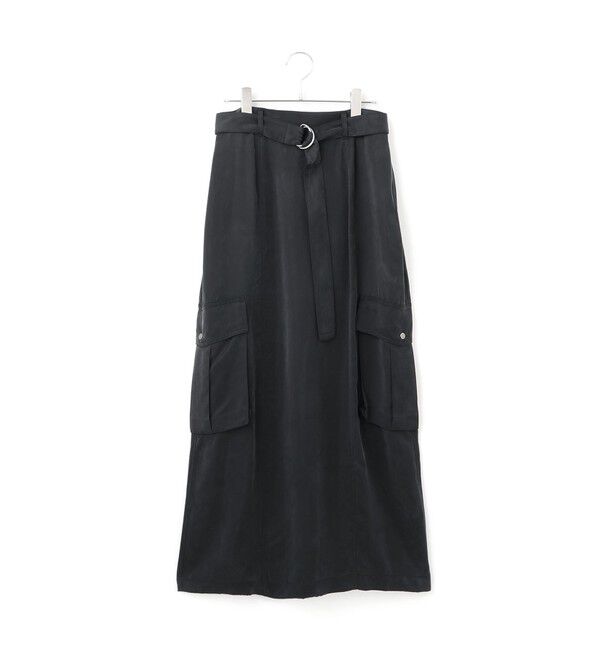 ADAM ET ROPE'「【サステナブル】キュプラカーゴスカート」|スカート|