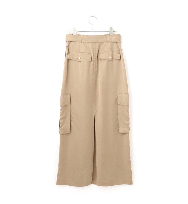 ADAM ET ROPE'「【サステナブル】キュプラカーゴスカート」|スカート|