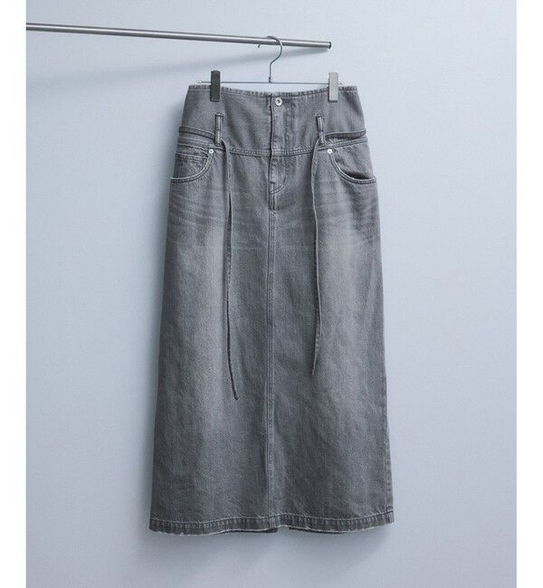 ADAM ET ROPE'「ローウエストデニムスカート」|スカート|