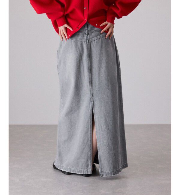 ADAM ET ROPE'「ローウエストデニムスカート」|スカート|