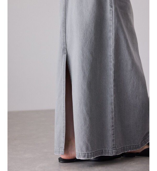 ADAM ET ROPE'「ローウエストデニムスカート」|スカート|