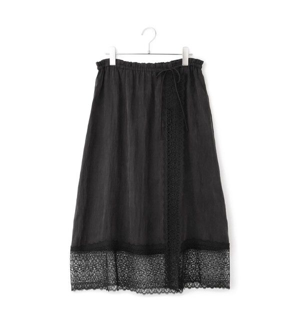 ADAM ET ROPE'「【サステナブル】レースワンピーススカート」|スカート|