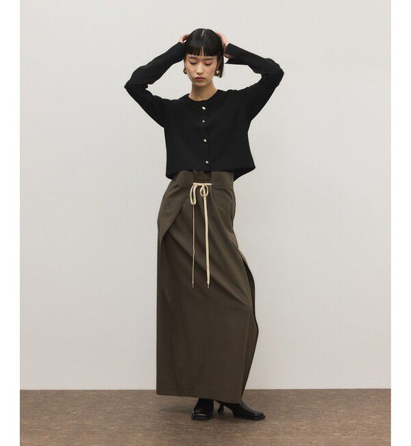 ADAM ET ROPE'「ドロストリーンスカート」|スカート|