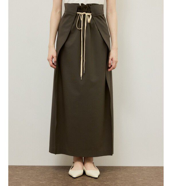 ADAM ET ROPE'「ドロストリーンスカート」|スカート|