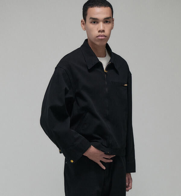  「SCYE BASICS | 〈別注〉 ストレッチコットンダックショートジャケット MEN」|ブルゾン・スタジャン|