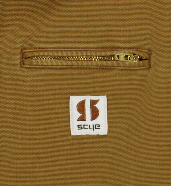  「SCYE BASICS | 〈別注〉 ストレッチコットンダックショートジャケット MEN」|ブルゾン・スタジャン|