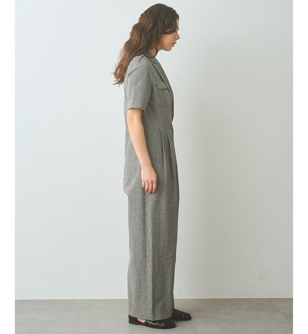  「コットンリネンオールインワン」|ワンピース|