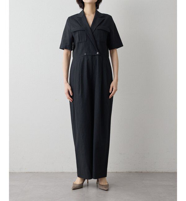  「コットンリネンオールインワン」|ワンピース|