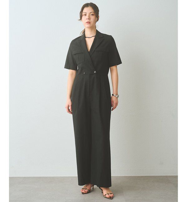  「コットンリネンオールインワン」|ワンピース|