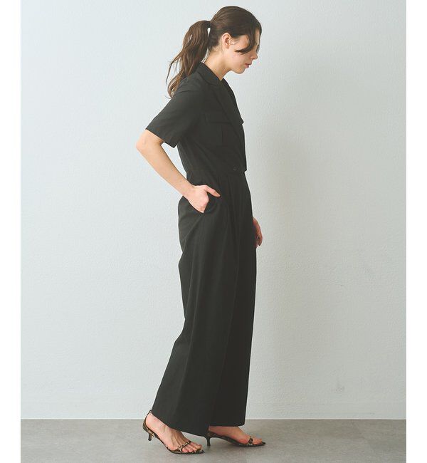  「コットンリネンオールインワン」|ワンピース|