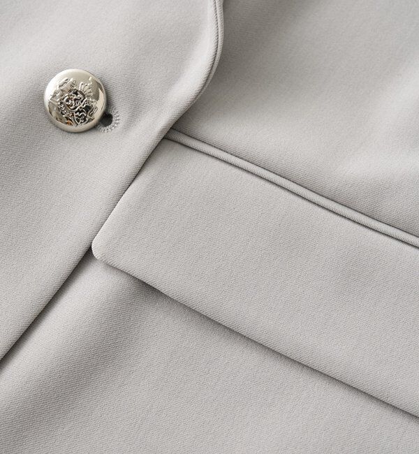  「【オンオフ使える】ドライギャバピークドラペルジャケット」|テーラードジャケット|