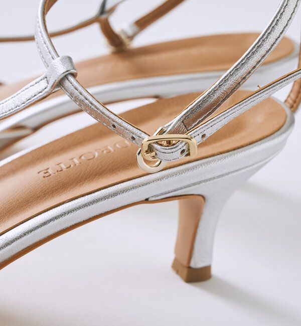  「予約【上品な華やかさ】シルバーストラップミュール」|その他|