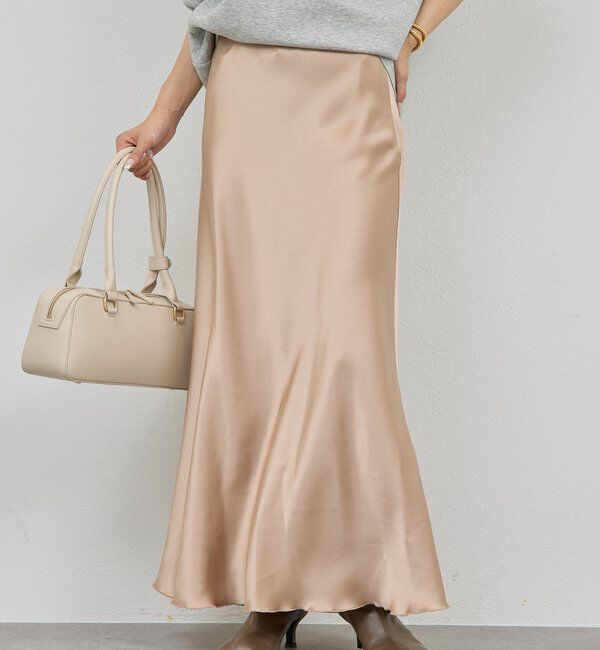  「アセテートバイアススカート」|スカート|