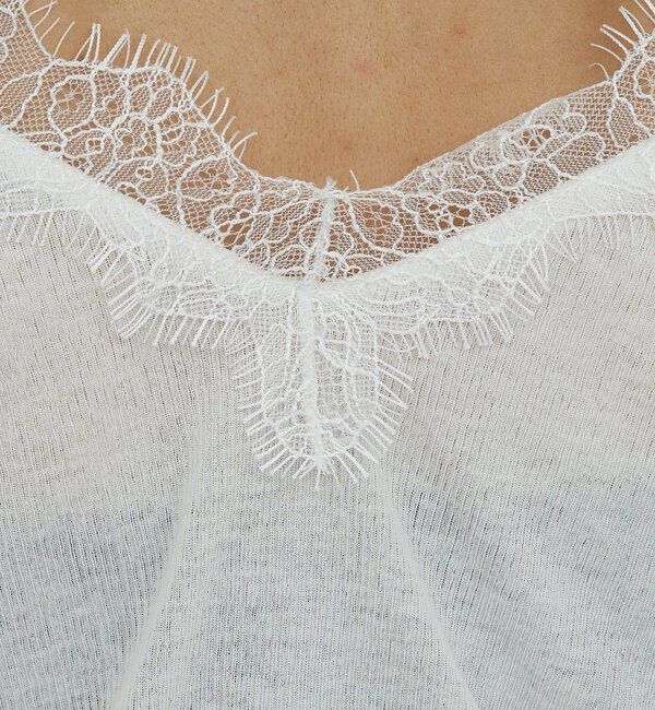  「VレースロンTee」|Tシャツ・カットソー|