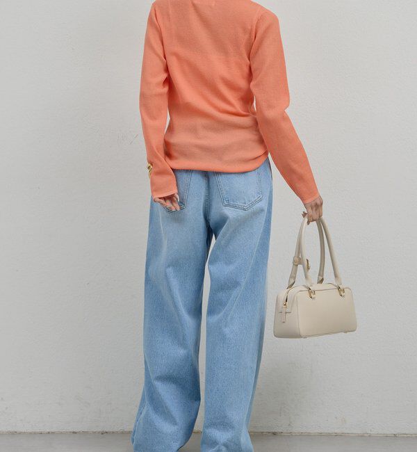  「【手洗い可】ストレートデニム」|デニム|