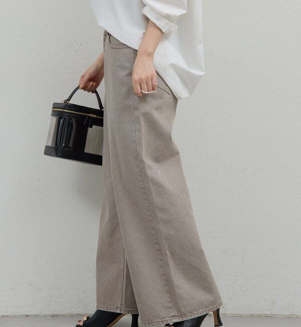  「【手洗い可】ストレートデニム」|デニム|