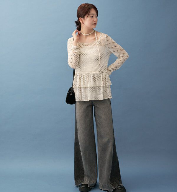  「パネル切替デニム」|デニム|