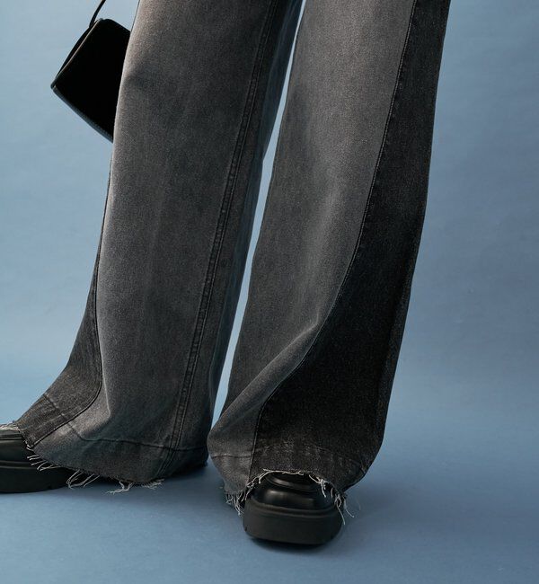  「パネル切替デニム」|デニム|