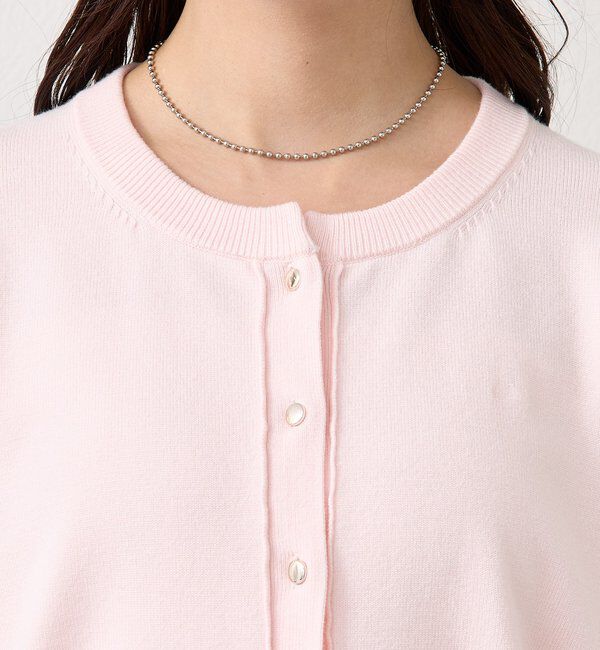  「チャーム付きデイリーカーディガン」|カーディガン|