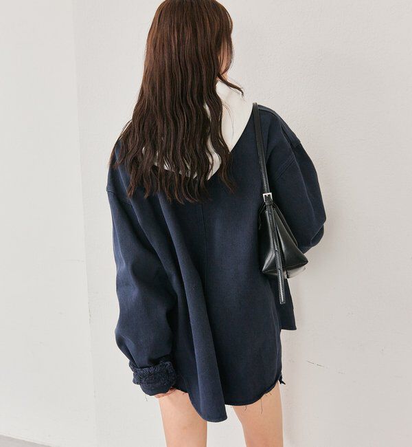  「裾レースツイルジャケット」|ブルゾン・スタジャン|