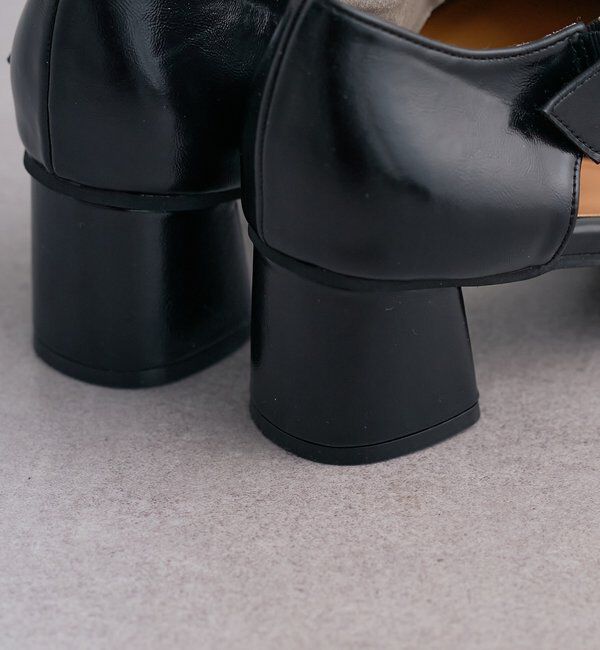  「バックルスクエアパンプス」|パンプス|