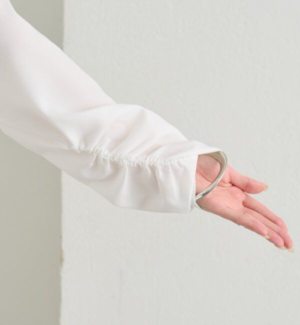  「サイドギャザーＴブラウス」|シャツ・ブラウス|