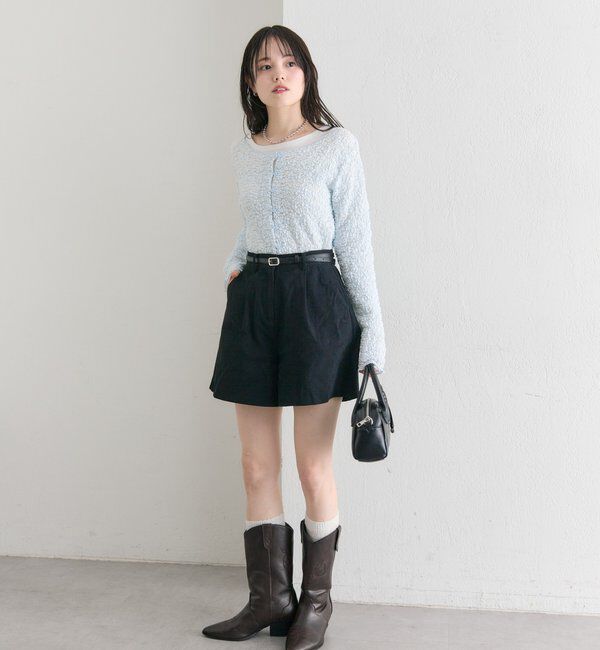  「フラワーカットレースカーディガン」|Tシャツ・カットソー|