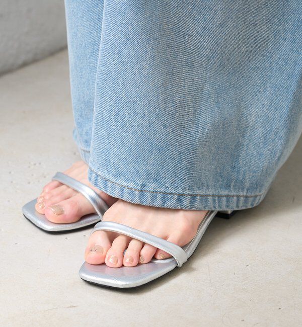  「ストラップフラットサンダル」|サンダル|