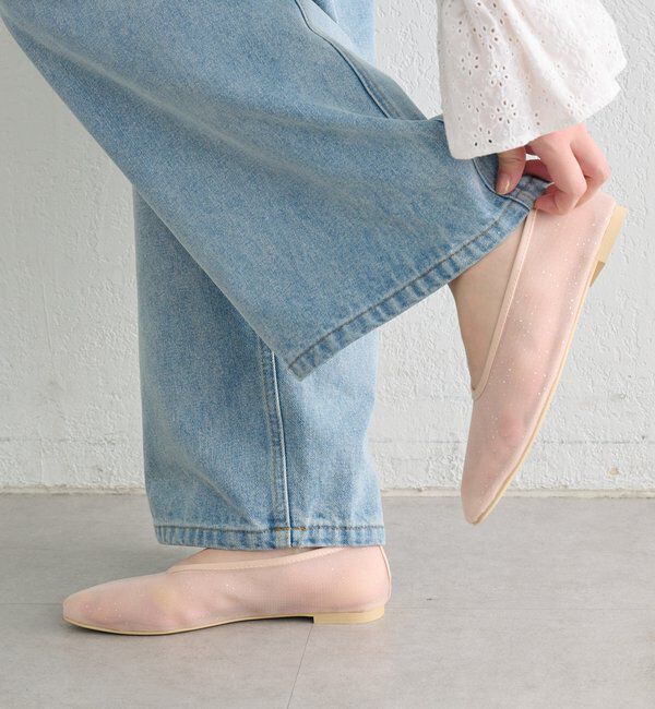  「シャイニーチュールパンプス」|パンプス|