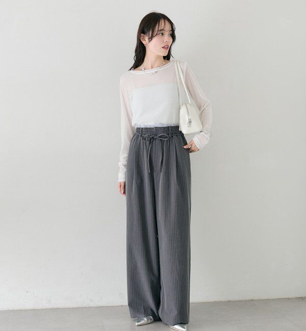  「チュールタグシアーロンT」|Tシャツ・カットソー|