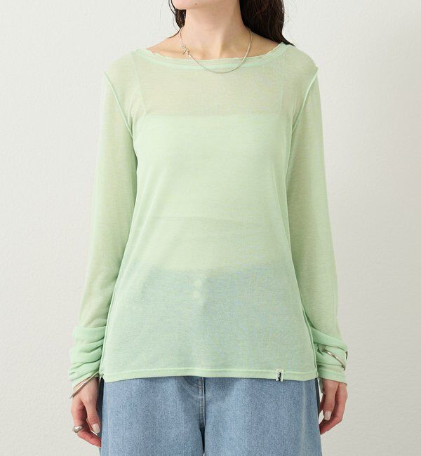  「チュールタグシアーロンT」|Tシャツ・カットソー|