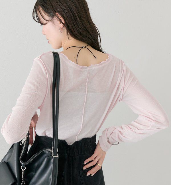  「チュールタグシアーロンT」|Tシャツ・カットソー|