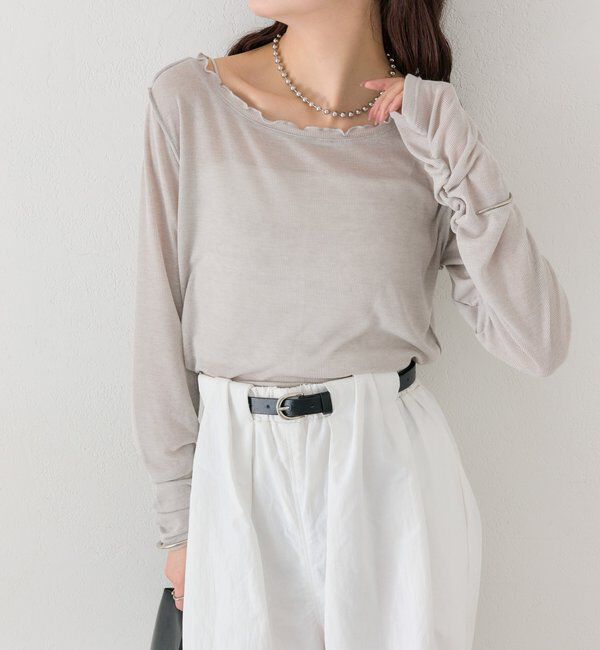  「チュールタグシアーロンT」|Tシャツ・カットソー|