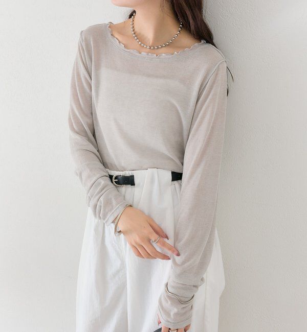  「チュールタグシアーロンT」|Tシャツ・カットソー|