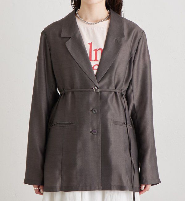  「ベルト付きシアージャケット」|その他|