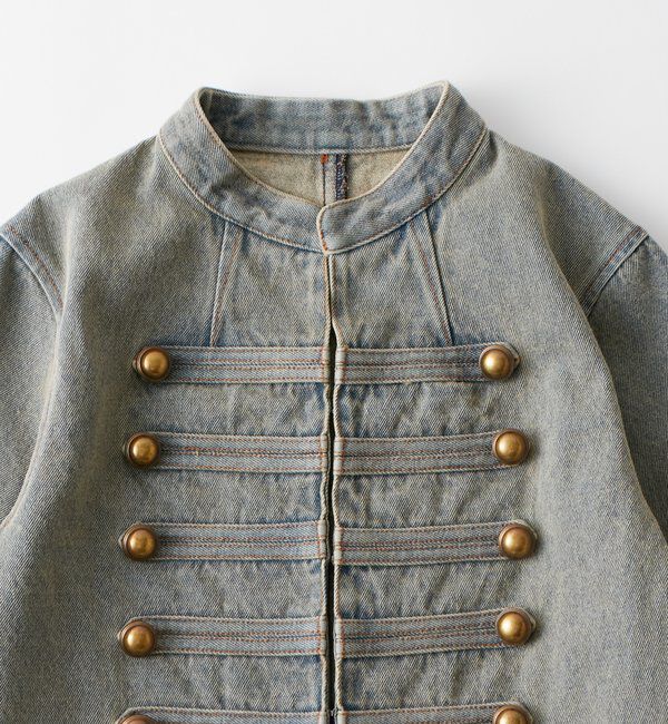  「ナポレオンデニムジャケット」|ブルゾン・スタジャン|