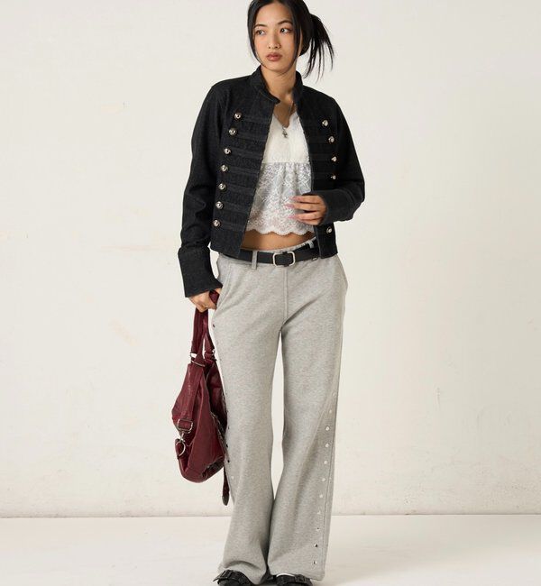  「ナポレオンデニムジャケット」|ブルゾン・スタジャン|