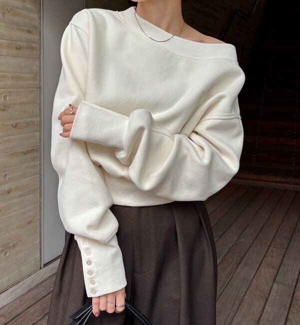  「1ポイントボンディングスウェット」|Tシャツ・カットソー|