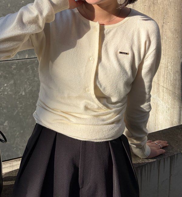  「カーディガン風アシメニット」|ニット・セーター|