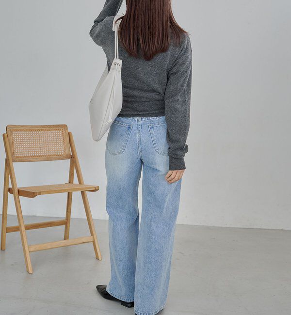  「カーディガン風アシメニット」|ニット・セーター|