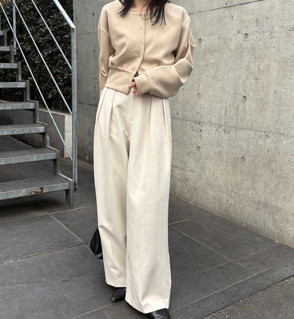  「ダンボールタックスリーブカーディガン」|Tシャツ・カットソー|