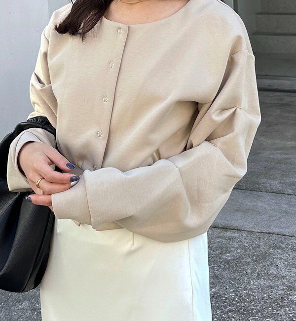  「ダンボールタックスリーブカーディガン」|Tシャツ・カットソー|