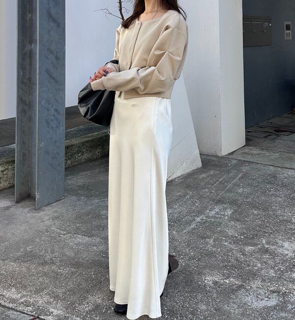  「ダンボールタックスリーブカーディガン」|Tシャツ・カットソー|