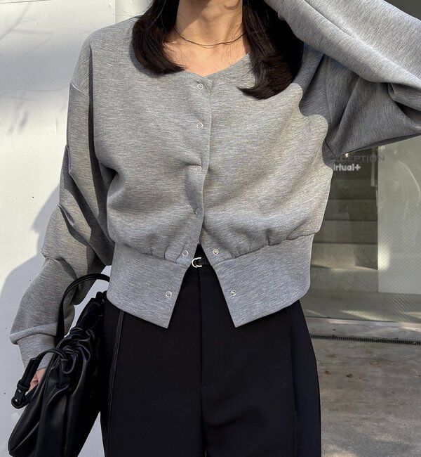  「ダンボールタックスリーブカーディガン」|Tシャツ・カットソー|