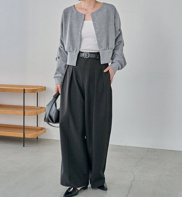  「ダンボールタックスリーブカーディガン」|Tシャツ・カットソー|