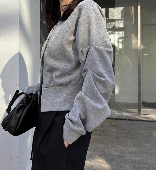  「ダンボールタックスリーブカーディガン」|Tシャツ・カットソー|