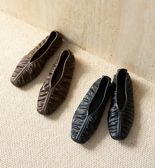  「ギャザーソフトフラットシューズ」|その他|