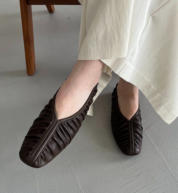  「ギャザーソフトフラットシューズ」|その他|